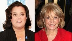Rosie and Barbara Walters in press feud about The View