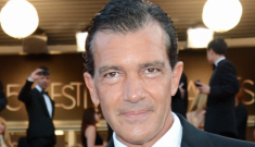 Is Antonio Banderas openly flirting with other women in front of his wife?