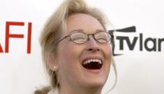 Meryl Streep is so awesome, she can wear a dress made   out of curtains, right?