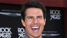 Tom Cruise & Justin Theroux both went solo to ‘Rock of Ages’ LA premiere: odd?