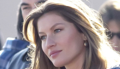 Gisele Bundchen, the highest paid model in the world, shows off her bump in Brazil