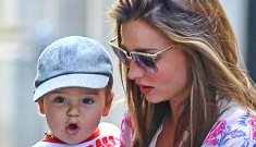 Miranda Kerr’s flowery outing with baby Flynn in NYC: completely adorable?