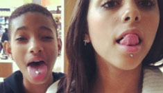 Willow Smith, 11, got her tongue pierced  (update: it’s fake)