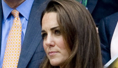 Duchess Kate & Pippa Middleton watched Roger Federer win at Wimbledon