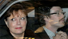 Susan Sarandon is still with her 30-something ironic mustached boyfriend