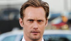Alex Skarsgard is either dating Anne V or his costar Lucy Griffiths.  Or both?