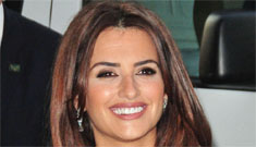 Is Penelope Cruz three months pregnant with her second child?