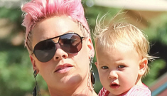 Pink on motherhood: “Pure joy. I miss the whiskey, not the cigarettes”