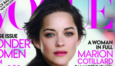 Marion Cotillard covers Vogue’s ‘Age Issue’, gives hints about ‘TDKR’