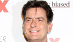 “Charlie Sheen pledges $1 million to the USO.  In tiger blood!” links