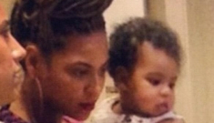 Beyonce bounces by Bergdorf’s with braids & baby Blue: beautiful and B-tastic?