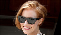 Jessica Chastain’s new short asymmetric hair: cute or not flattering?