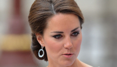 Duchess Kate repeats a lilac Roksanda Illincic dress in London: lovely & perfect?