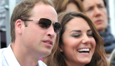 Duchess Kate & William seem hot for each other as they support Zara Phillips