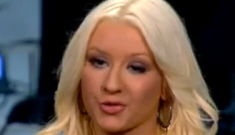 Christina Aguilera is the new, boozy face of World Hunger Relief: bad choice?