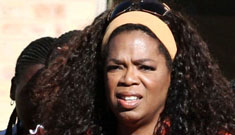 Does Oprah really have a short blonde buzz cut?