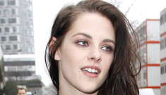 Kristen Stewart is the same, ‘hasn’t showered, changed or washed her hair’