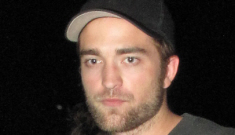 Robert Pattinson isn’t sitting   in Ojai, crying sparkle-tears, he’s out partying