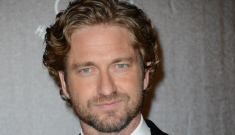 Gerard Butler, actor, is “determined” to cut an album and become a “rock star”