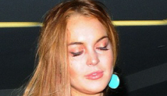 Lindsay Lohan looks less cracked-out at the wrap party for ‘The Canyons’