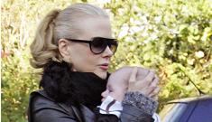 Nicole Kidman and Keith Urban take baby Sunday out in Paris