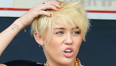 Miley Cyrus’s grunge-’90s look & girl-on-girl kissing causes consternation