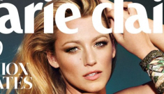Blake Lively covers Marie Claire UK: “I don’t drink.  I’ve never tried a drug”