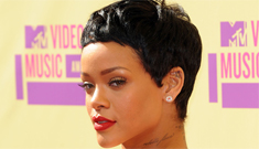 Rihanna shows off newly cropped ‘do in white Adam Selman: pretty or still trashy?