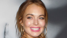 Lindsay Lohan came to Lady Gaga’s perfume launch, didn’t look totally awful