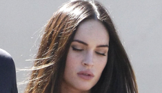 Megan Fox hides her big baby bump with BAG: is she protecting her exclusive?