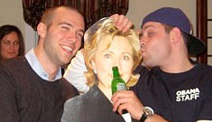 Obama’s chief speech writer busted grabbing Hillary Clinton cutout