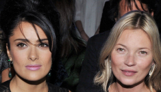 Salma Hayek vs Kate Moss: which fashion girl looked better at the YSL show?