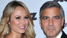 Stacy Keibler’s damage control: she’s “100% moved in” with George Clooney