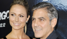 George Clooney & Stacy Keibler walk the ‘Argo’ carpet: lovely or trashy?