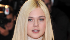 Elle Fanning, 14, in a strapless Rochas gown in London: inappropriate or lovely?