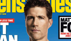 Matthew Fox: ‘I have never hit a woman before.  Never have, never will.’