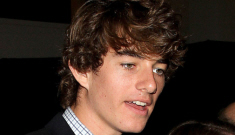 Conor Kennedy shows off his curls & lanky limbs in NYC: where was Swifty?