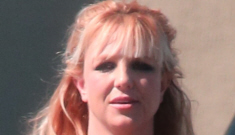 Britney Spears debuts some new fringe: terrible mom- bangs or kind of flattering?