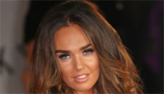 Tamara Ecclestone pops out of green Gucci, also worn by Kim K: who looks worse?