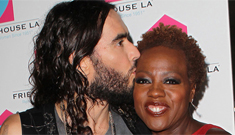 Russell Brand, Viola Davis at luncheon: adorable or does he need to bathe?