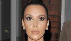 Kim Kardashian’s black velvet jumpsuit in London: terrible, unflattering or…?