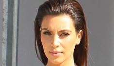 Kim Kardashian’s black jumpsuit & simple styling:   one of her best looks ever?