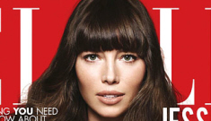 Jessica Biel covers Elle: “I’ve never been crazy about all-white wedding dresses”