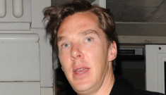 Benedict Cumberbatch has a movie date in London with a mystery blonde (update)
