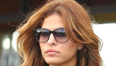 Did Eva Mendes spend the holidays alone, without Ryan Gosling?