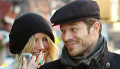 Cameron Diaz and Paul Sculfor are matchy-matchy