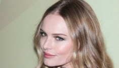 Kate Bosworth in Emilio Pucci for a Golden Globe event: try-hard or cute?