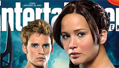 Jennifer Lawrence & Sam Claflin cover EW: does he pull off Finnick Odair?