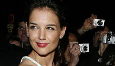 Katie Holmes shows her new face all over town