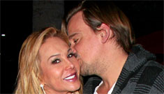 Adrienne Maloof, 51, shows major PDA on date with Sean Stewart, 32: gross or cute?